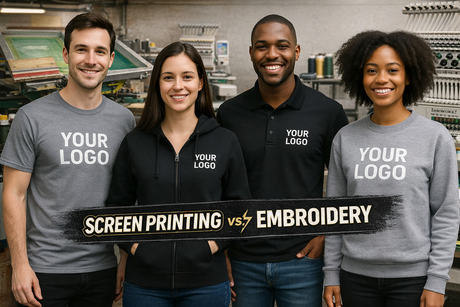 Embroidery vs Screen Printing: What’s Best for Your Brand?