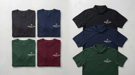 Custom branded staff shirts and uniforms for a Baton Rouge restaurant team