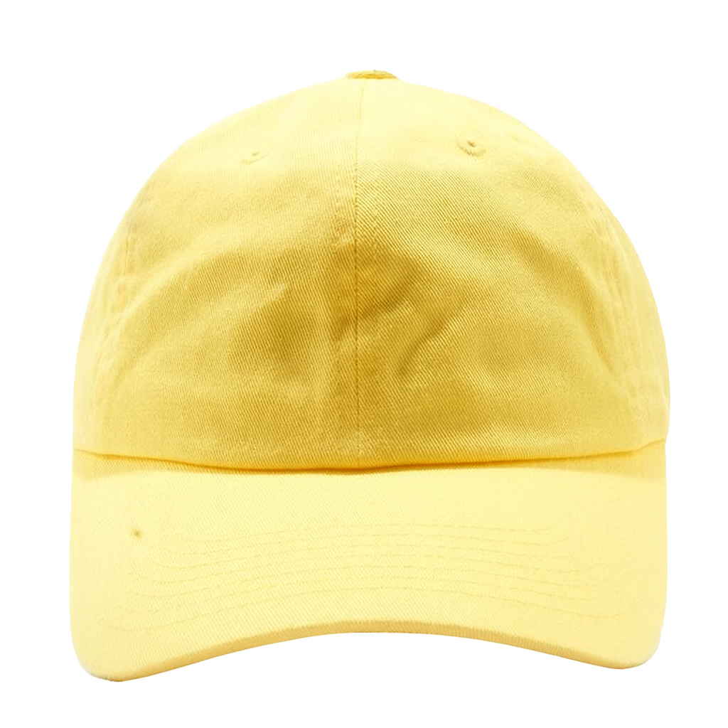 Twill Dad Hat Wholesale [Yellow]